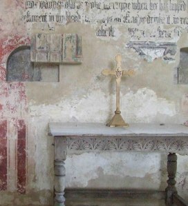 Post-Reformation Wall Painting at Inglesham, Wiltshire. 